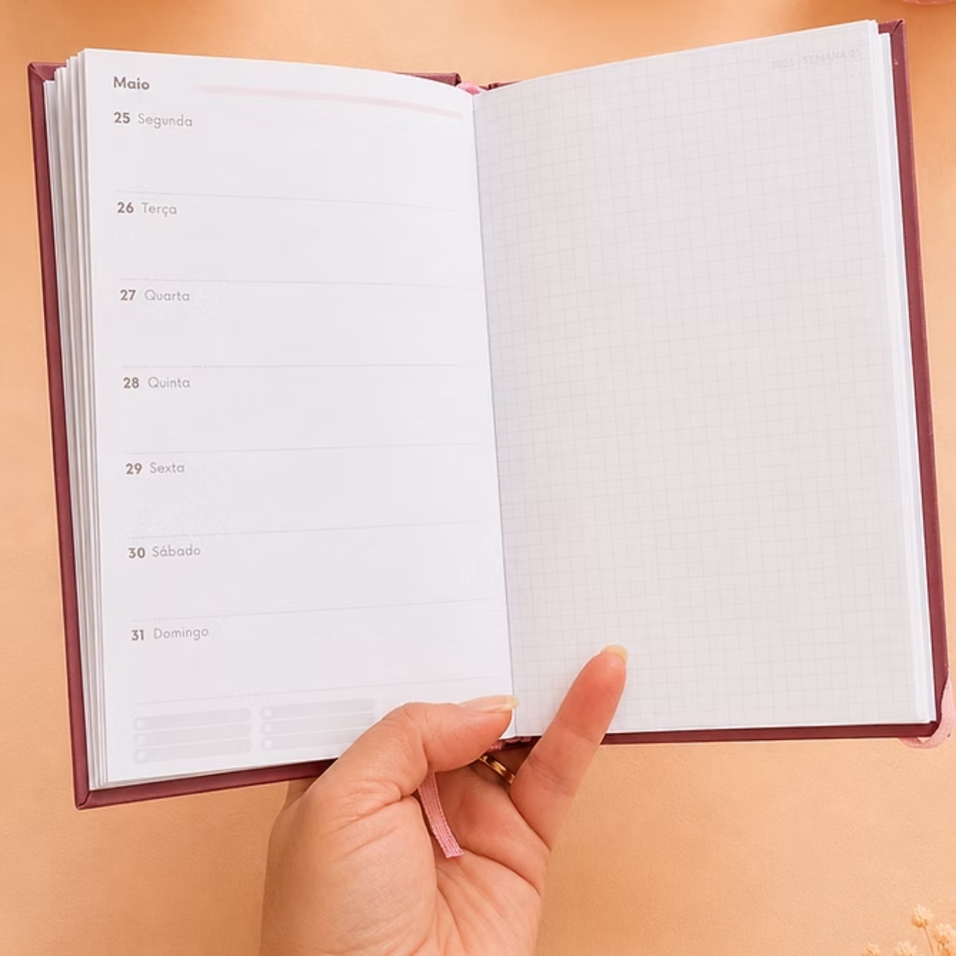 Planner Slim aberto